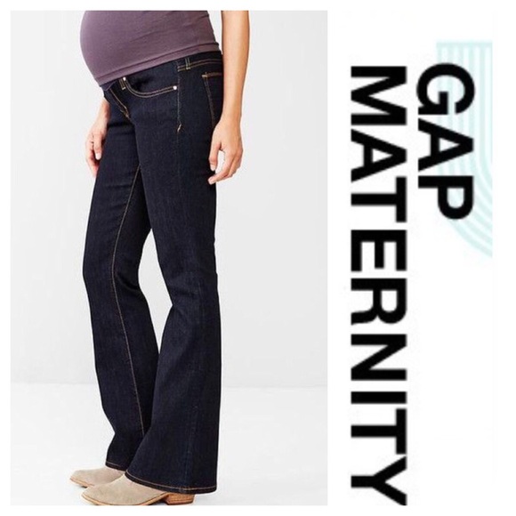 GAP Denim - Gap Maternity sexy boot blue jeans. Size 28/6 long